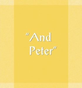And Peter