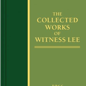 Collected Works of Witness Lee, The (1966) Vol. 1 - 3