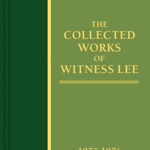 Collected Works of Witness Lee, The (1975-76) Vol. 1 - 3