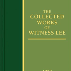 Collected Works of Witness Lee, The (1978) Vol. 1 - 3