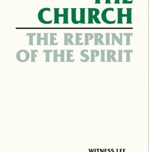 Church, the Reprint of the Spirit, The