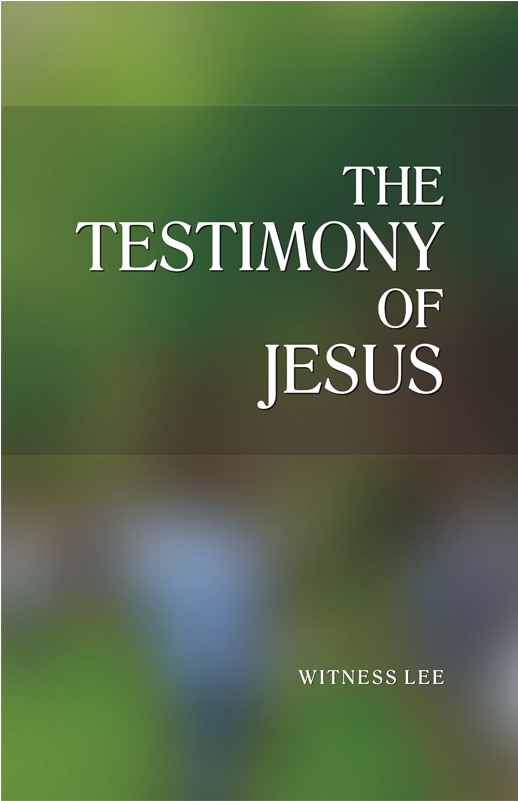 Testimony of Jesus, The The Truth Bookroom Singapore