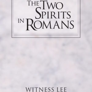 Two Spirits in Romans, The