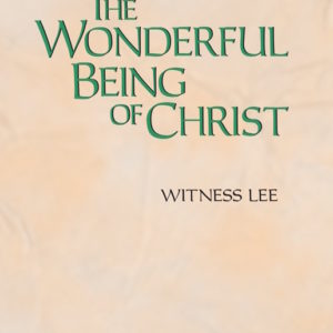 Wonderful Being of Christ, The