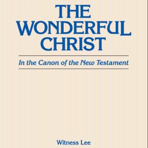 Wonderful Christ in the Canon of the New Testament, The