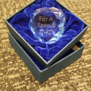 Love Crystal Ornament 心形体玻璃摆件装饰 (For a special dad)