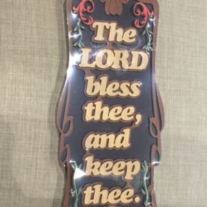 Wooden Plaque Wall Ornament 墙上装饰 (Numbers 6:24)