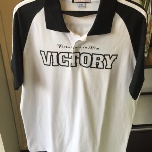 Polo T-shirt (White/Black)