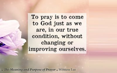 The Best and Most Valuable Prayer