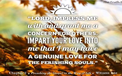 Loving People, having a Conscience without Offense, and Going Out in Faith