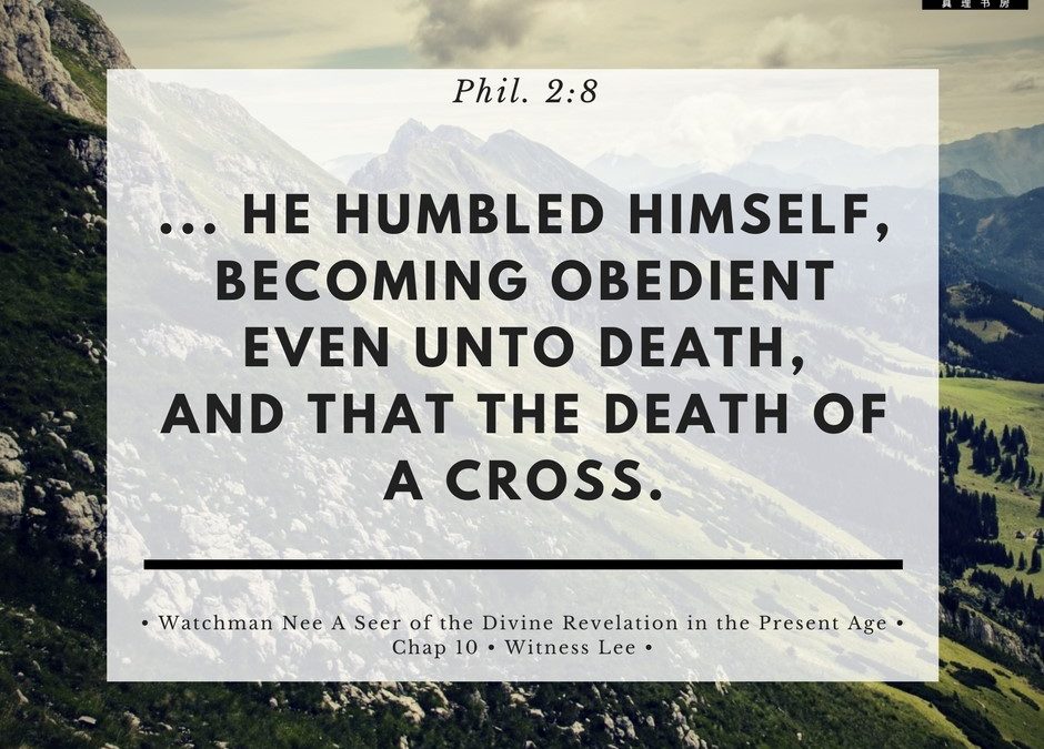 To Live A Crucified Life