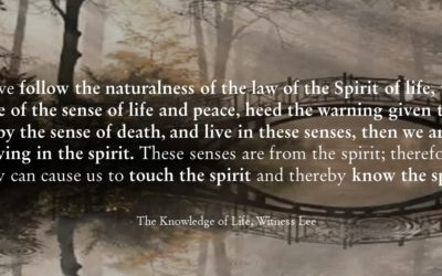 CBC 7 The Knowledge of Life – 3rd session: How to touch and know the spirit?